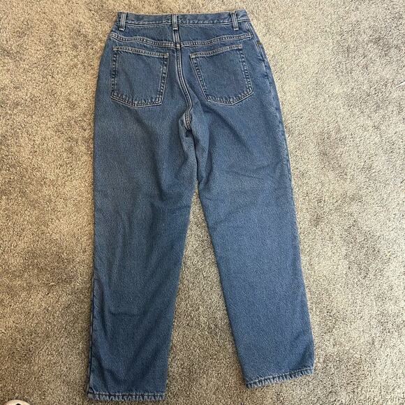 L.L. Bean Women's Size 10 Flanne/ polyester Lined Jeans - Picture 4 of 4